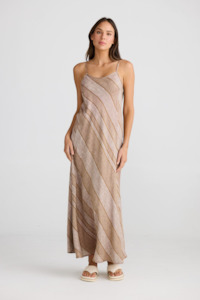 Claro Maxi Dress - Diego Stripe