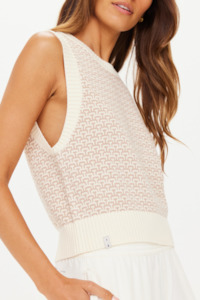 Knit: Castilla Adele Top - Creme