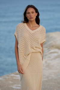 Kasbah Top - Natural Crochet