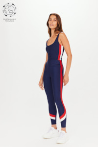 Leggings And Spin Shorts: Ballpark 25" High Midi Pant - Navy