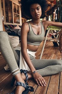 Leggings And Spin Shorts: Seamless Midi Pant - Olive Marle