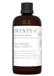 Twenty8: Cold Pressed Massage Carrier Oil