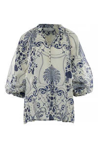 *Pre-Loved* Devotion Lida Blouse - Blue