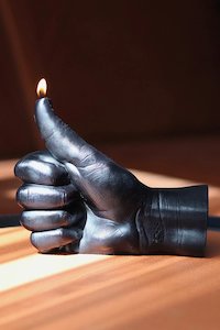 Thumbs Up Candle Hand