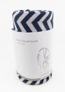 Hair, Travel & Gym Towel - Navy Nimbus