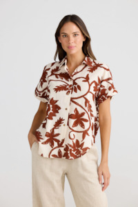 Shanty: Dune Shirt - Cuban Bloom