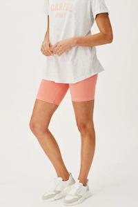 Tia Bike Shorts - Guava