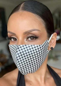 'Soft Black Essentials' Face Masks 3 Pack - Spot | Crosses | Gingham