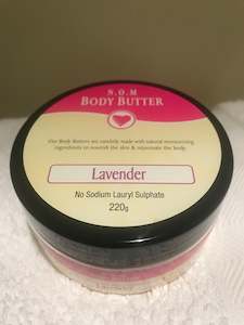 NOM - LAVENDER HANDMADE BODY BUTTER - 220gm