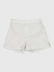 Clothing: NO 3 Short | Slate Stripe