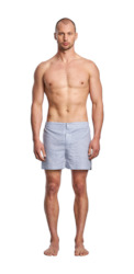 NO 3 Shorts | Linen Stripe