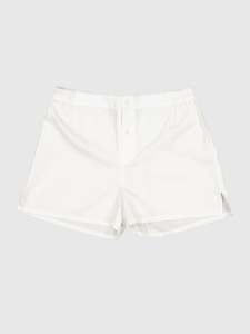 NO 3 Short | White Cotton