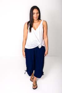 Womenswear: Navy - Loose Bali Culottes