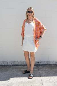 Clothing: Tangerine Dove - Short Patterned Kimono