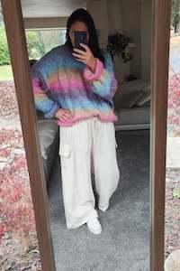 Loose Rainbow Jemima Knit