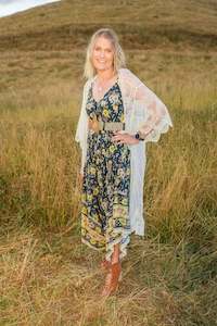 Clothing: Golden Sweet Pea Bali Jumpsuit