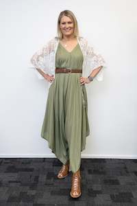 Clothing: Olive Resort Jumpsuit