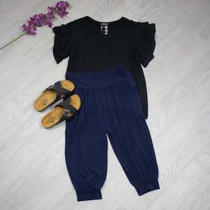 3/4 Lounge Pants - Navy