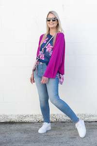 Womenswear: Tallulah Cardi - Fuchsia