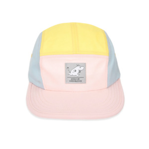 Furniture: Moomintroll Five Panel Retro Cap, Multicolor/Light Pink