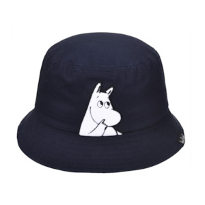 Moomintroll Wondering Kids Bucket Hat, Navy