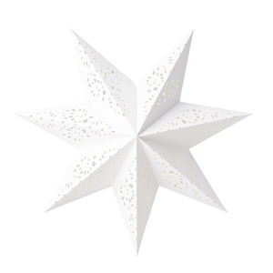 Ikea Strala Lamp Shade Star 48cm, White