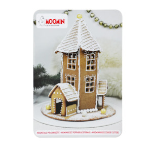 Moomin Gingerbread House Cutter Set in a Tin Box, Moominhouse