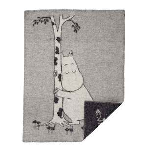 Klippan Moomin Tree Hug Baby Wool Blanket, 65x90cm