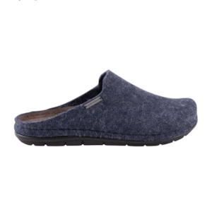 Furniture: Samuel Wool Blend Slipper, Navy