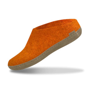 Glerups The Slip On Orange - Leather Sole