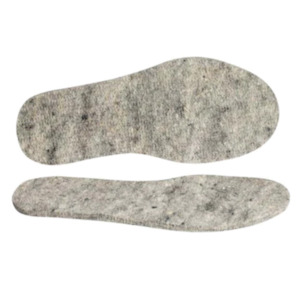 Glerups Wool Insole, Light Grey