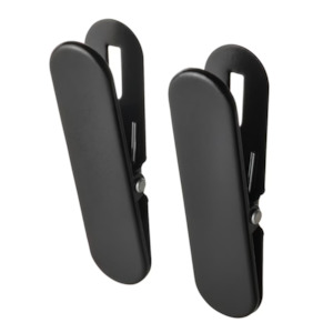 Furniture: Ikea Skadis Clip, Black, 2-Pack