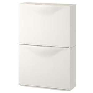 Ikea Trones Shoe Cabinet, White