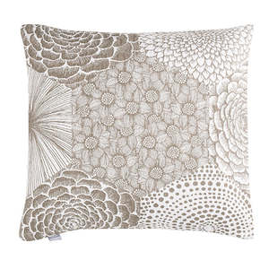 Furniture: Ruut Linen Cushion Cover 45x45cm, White Linen