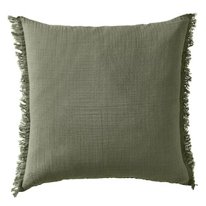 Ikea Vallkrassing Cushion Cover, Grey Green