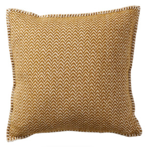 Klippan Chevron 100% Wool Cushion Cover, Caramel