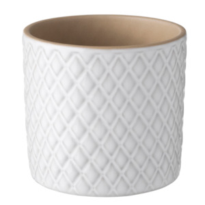 Furniture: Ikea Chiafron Plant Pot, 9cm, White