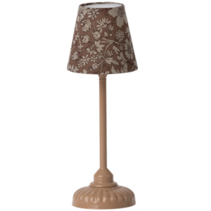 Maileg Vintage Floor Lamp Small, Dark Powder