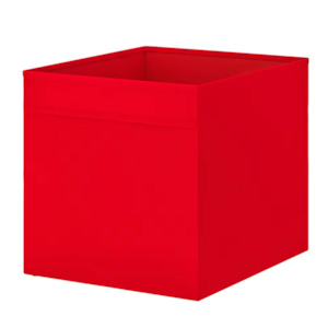 Furniture: Ikea Drona Fabric Insert, Red