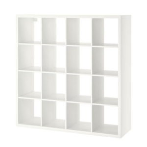 Ikea Kallax 4x4 Shelving Unit, 147x147cm, White