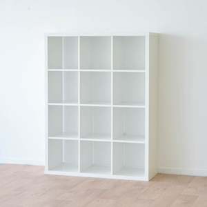 Ikea Kallax 3x4 Shelving Unit, 112x147cm, White