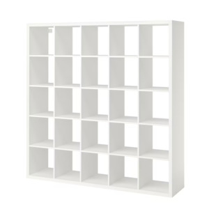 Ikea Kallax 5x5 Shelving Unit, 182x182cm, White