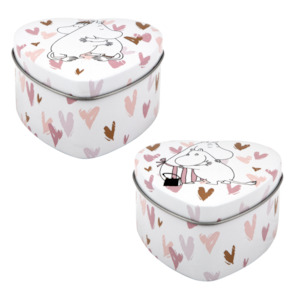 Moomin Heart Shaped Tin, Love