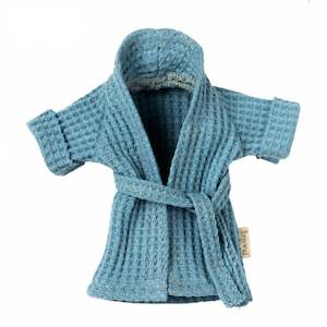 Maileg Bathrobe Mouse, Dusty Blue