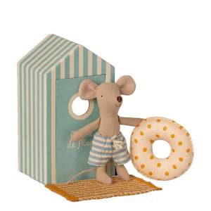 Furniture: Maileg Beach Mouse Little Brother in Cabin