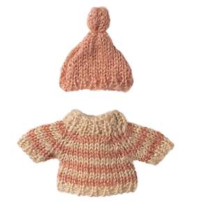 Maileg Knitted Sweater and Hat for Big Sister Mouse ETA November 2024