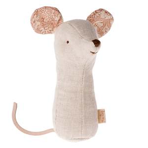 Maileg Lullaby Friends Mouse Rattle, Nature