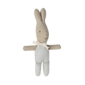 Maileg Rabbit, MY Light Blue Check