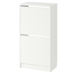 Ikea Bissa Shoe Cabinet, White