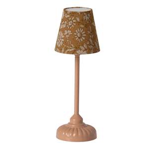 Maileg Vintage Floor Lamp Mouse, Dark Powder